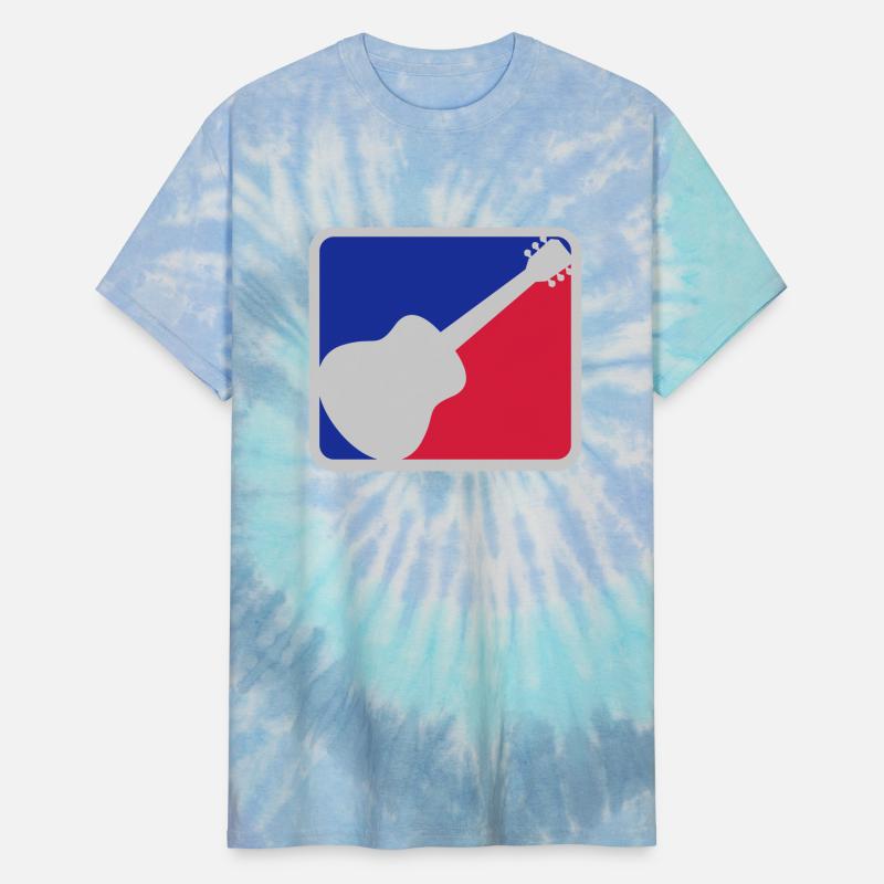 Red Blue Guitarist Play