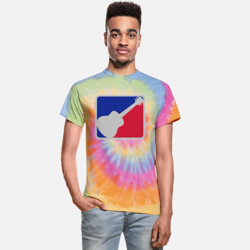 Red Blue Guitarist Play