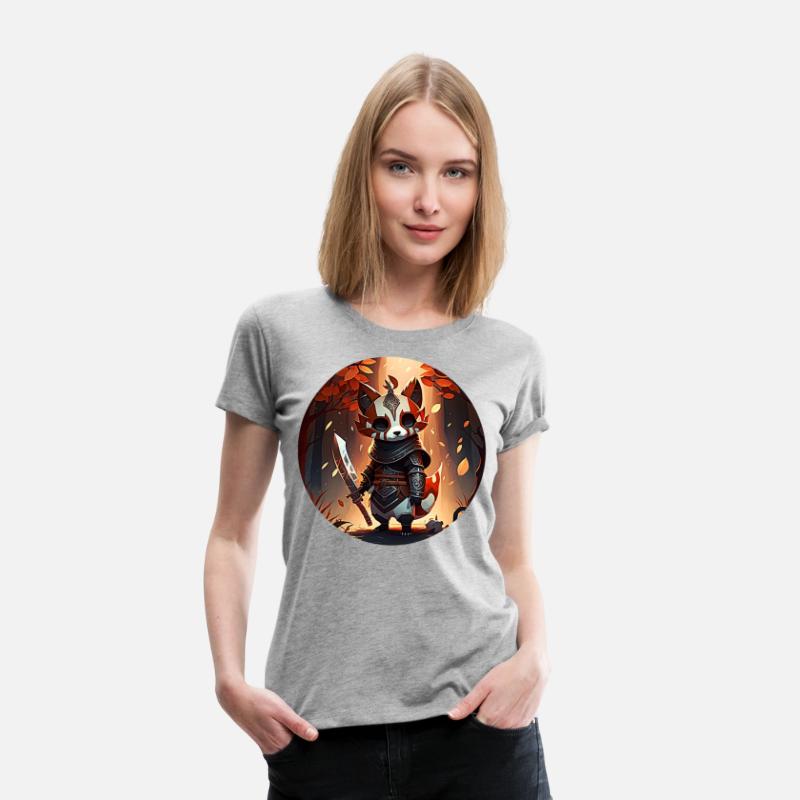 Red Panda Masked Warrior Character Portrait 1