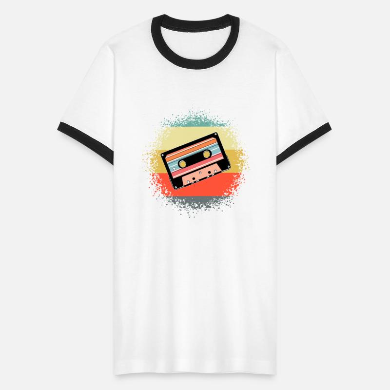 Retro Cassette Tape On A Sunset