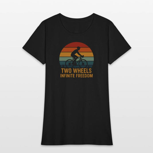 Retro Cycling Silhouette Design