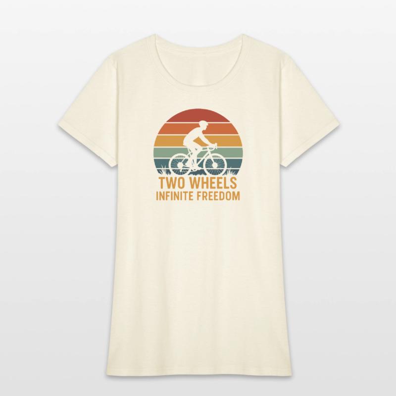 Retro Cycling Silhouette Design