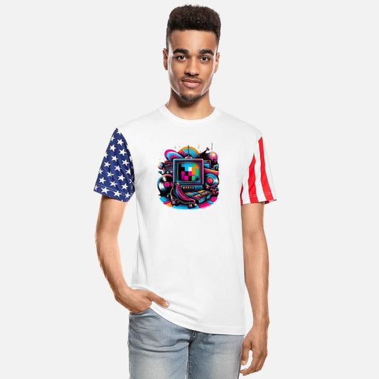 Retro Themed Vintage TV, Arcade, and Disco Design