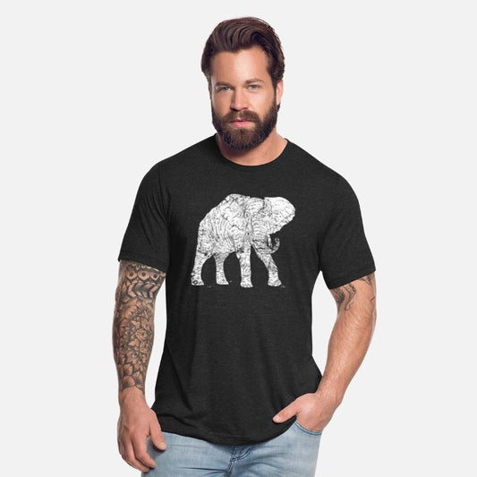 Retro Vintage Elephant Baby Spirit Guide Design