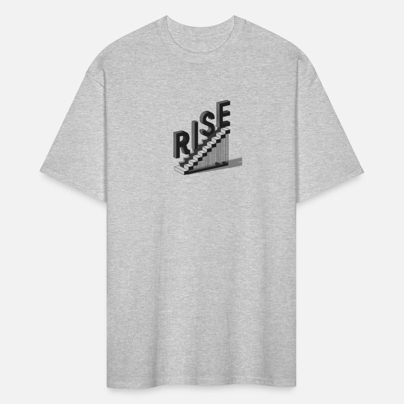 Rise Above With Staircase Typography