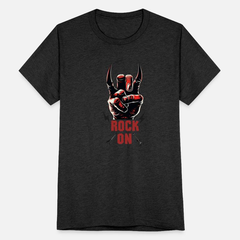 Rock music hand devil horns rock musician