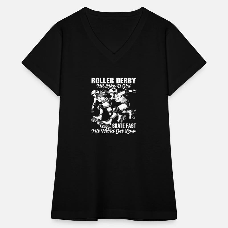 Roller Derby Hit Like A Girl Skating Skater
