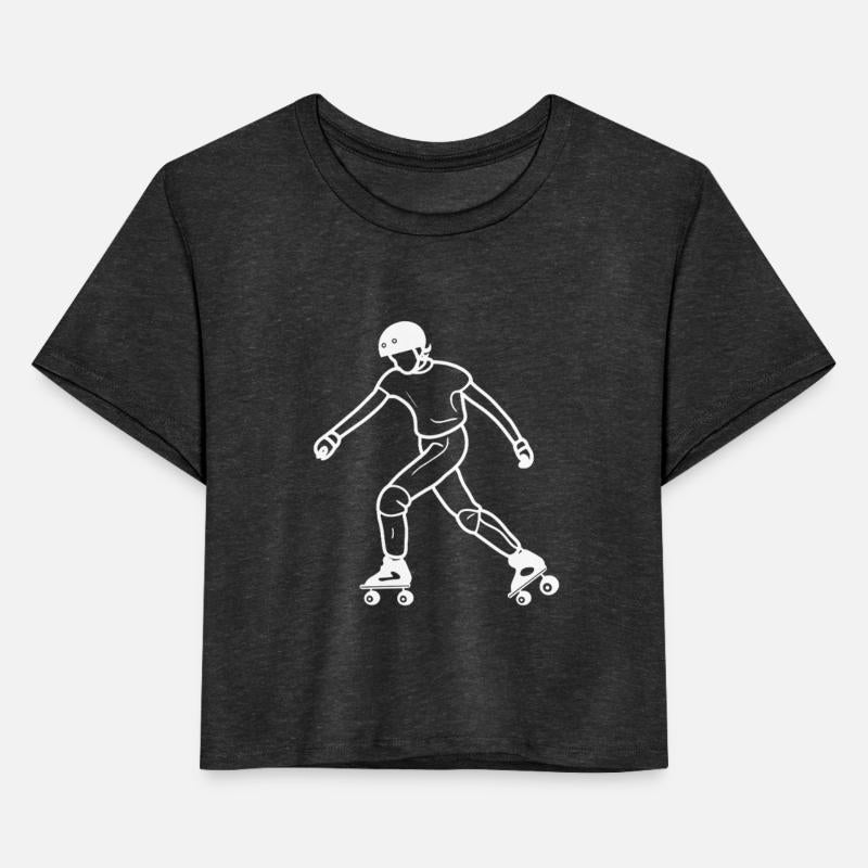 Roller Skating Boy One Line Drawing