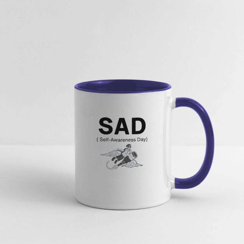 SAD – Self-Awareness Day Tee for Happy Lone Wolves