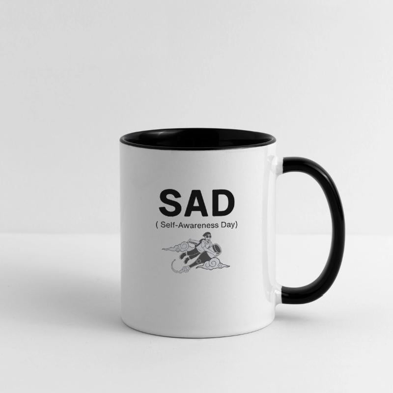 SAD – Self-Awareness Day Tee for Happy Lone Wolves