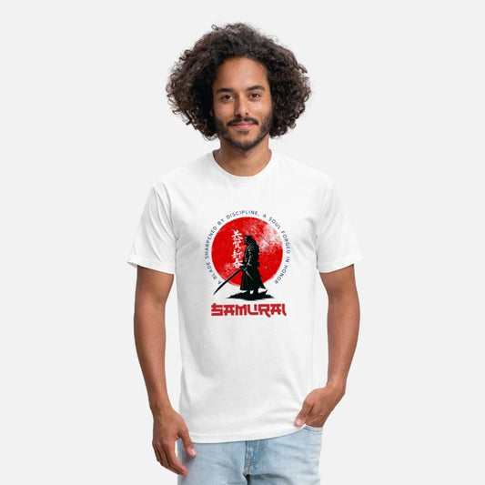 Samurai – Minimalist Warrior Tee with Cultural Pow