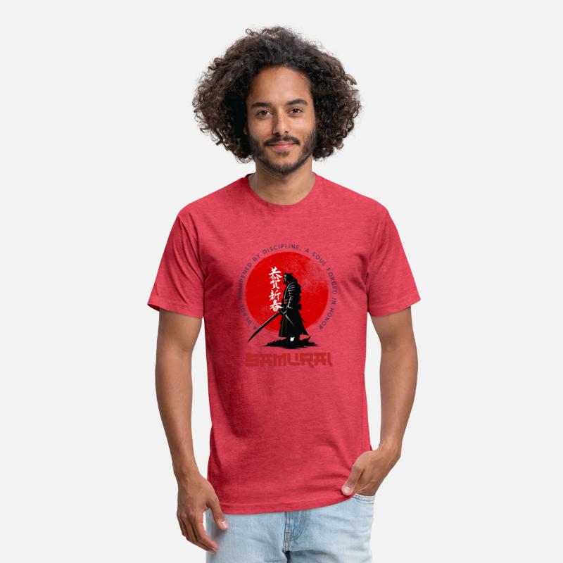 Samurai – Minimalist Warrior Tee with Cultural Pow