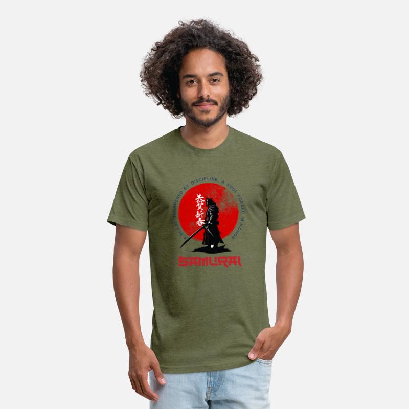 Samurai – Minimalist Warrior Tee with Cultural Pow