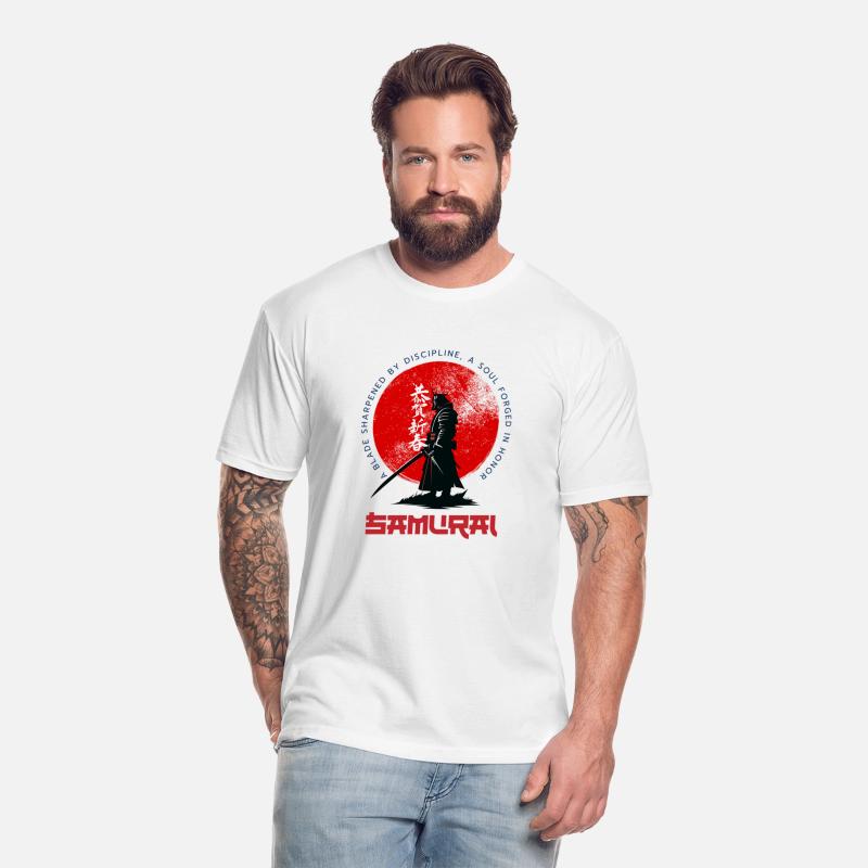 Samurai – Minimalist Warrior Tee with Cultural Pow