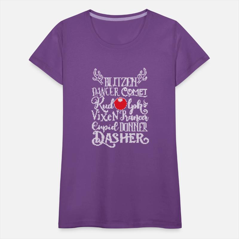 Santa's Reindeer Rudolph List Vintage Christmas Me