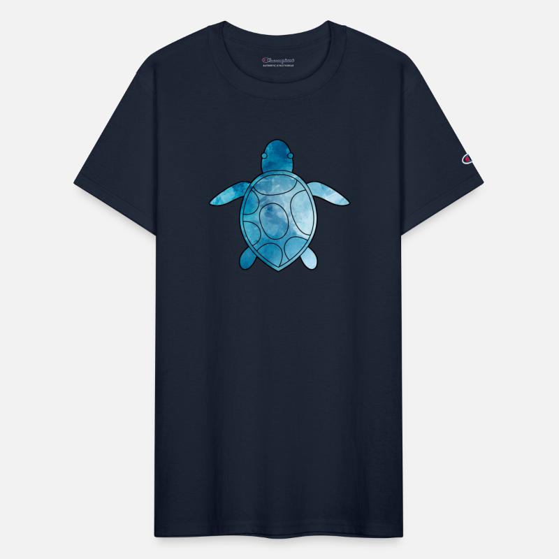 Sea Turtle blue watercolor