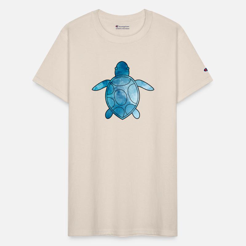 Sea Turtle blue watercolor