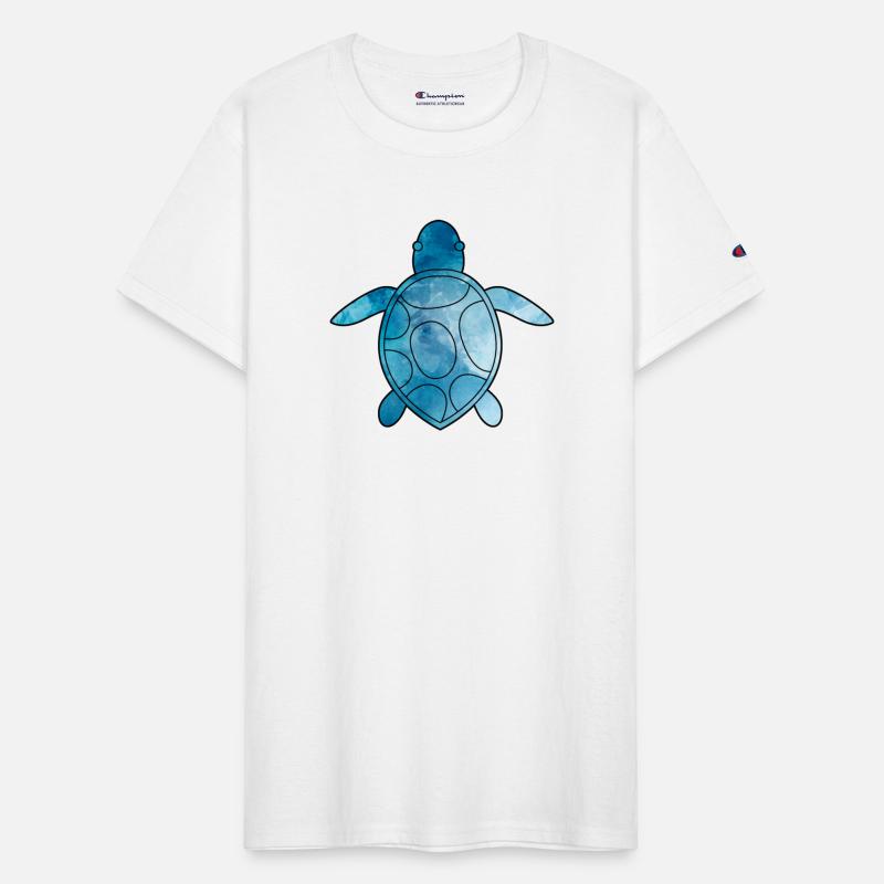 Sea Turtle blue watercolor