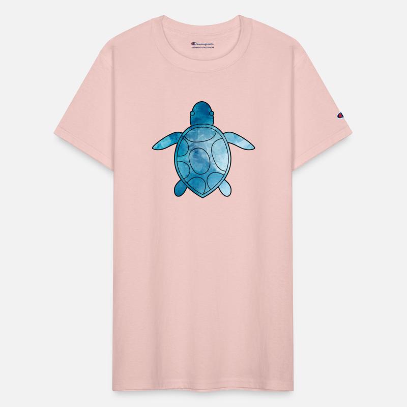 Sea Turtle blue watercolor