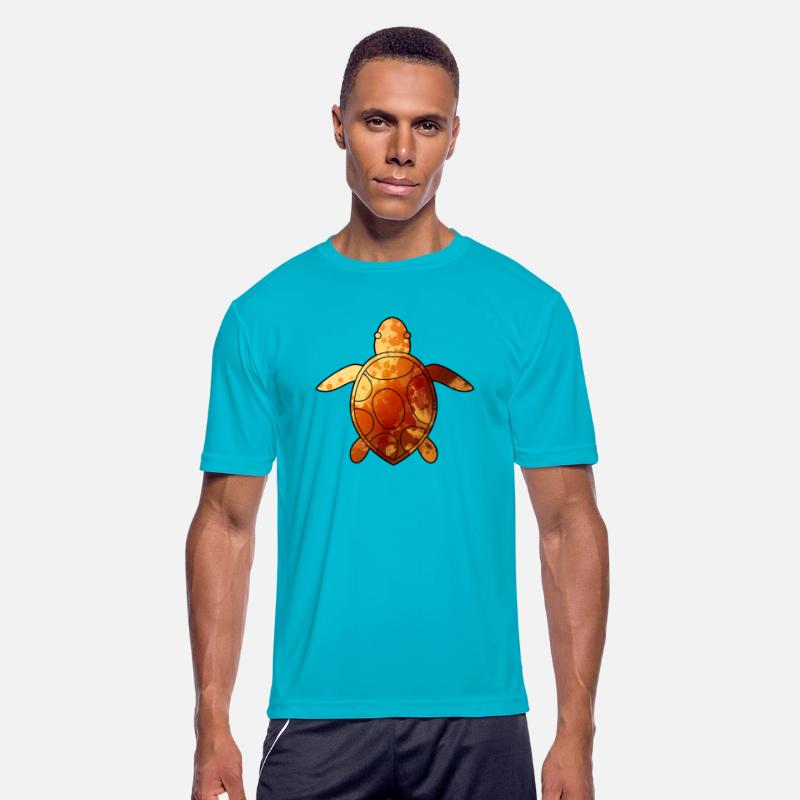 Sea Turtle yellow watercolor