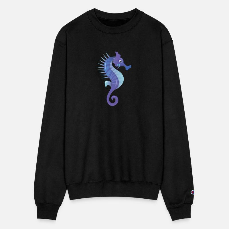Seahorse Silhouette Ocean Water Cool Under Water
