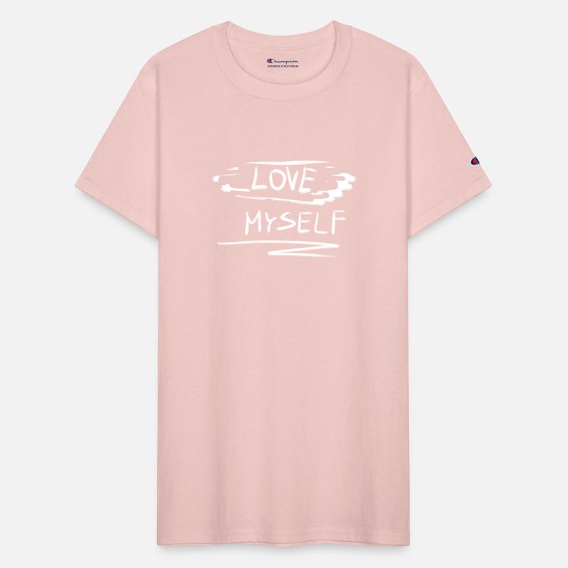 self love i love myself text proud