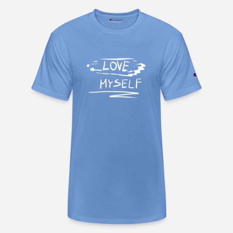 self love i love myself text proud