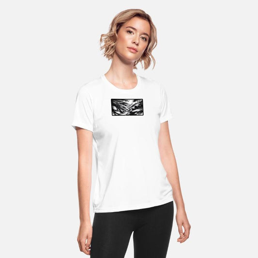 Serene Mountain Forest Ink Illustration