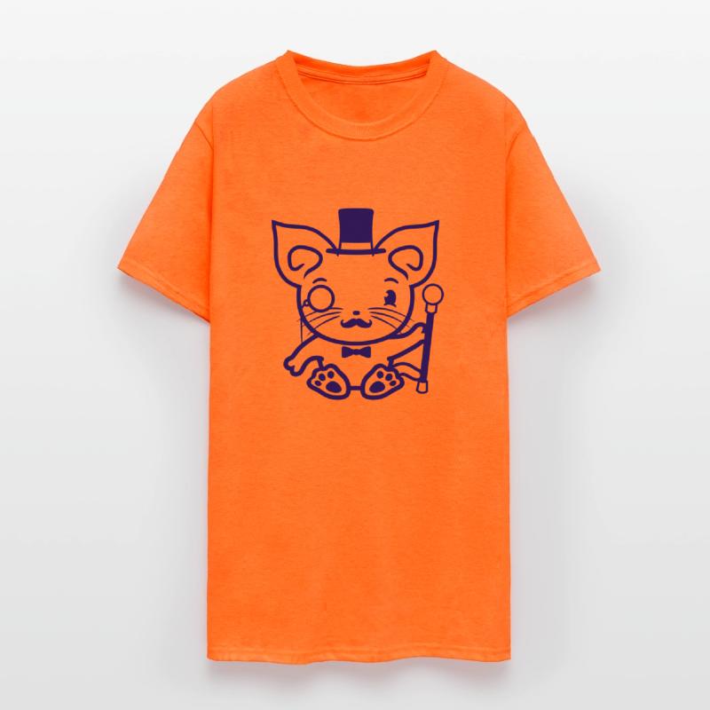 Sir Cat Gentleman Top Hat Monocle Glasses Rich Guy