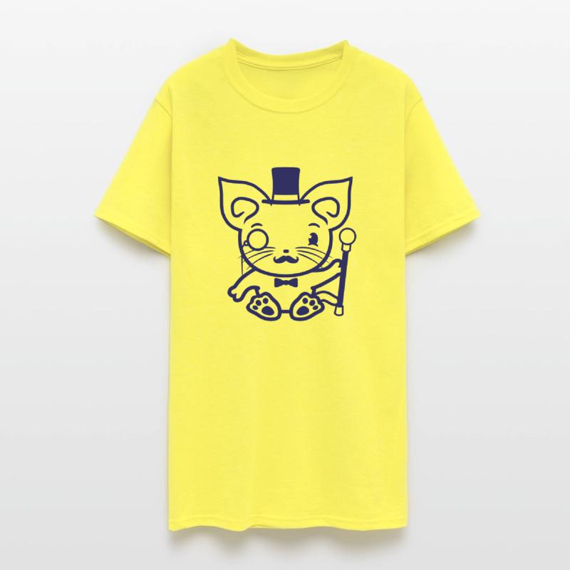 Sir Cat Gentleman Top Hat Monocle Glasses Rich Guy