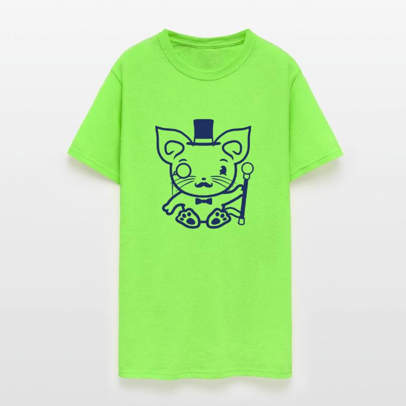 Sir Cat Gentleman Top Hat Monocle Glasses Rich Guy