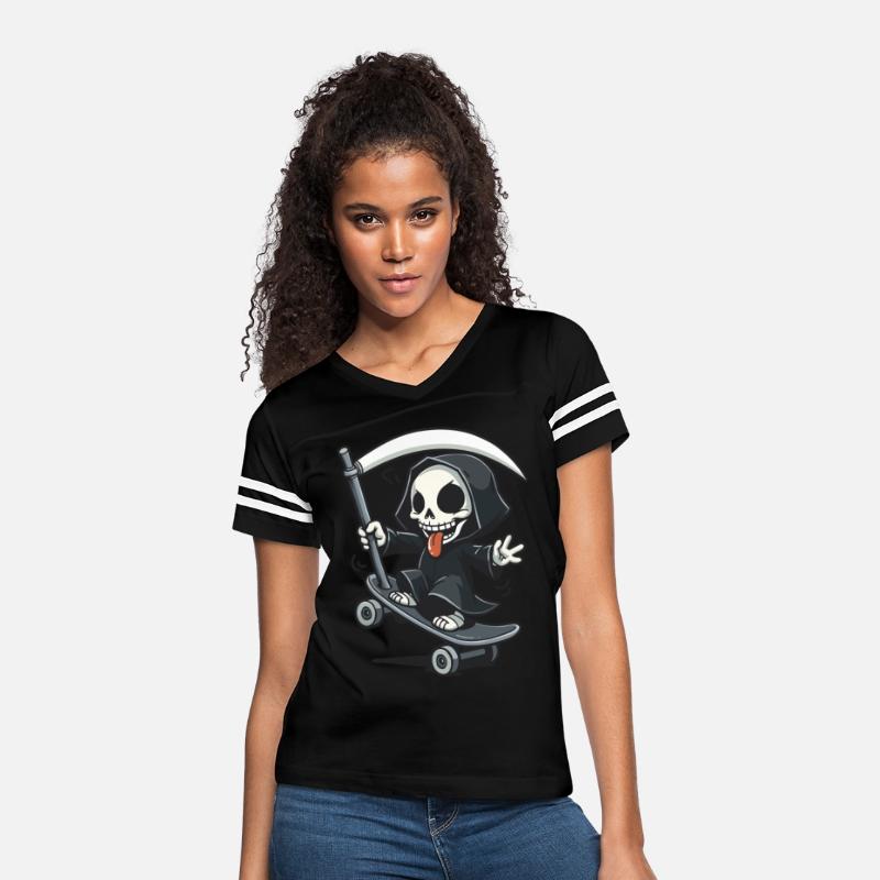 Skate or Die - Skeleton on the Skateboard