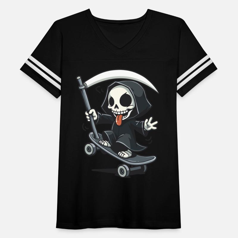 Skate or Die - Skeleton on the Skateboard