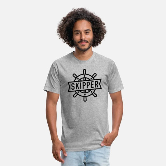 SKIPPER STEERING WHEEL SAILING SHIP