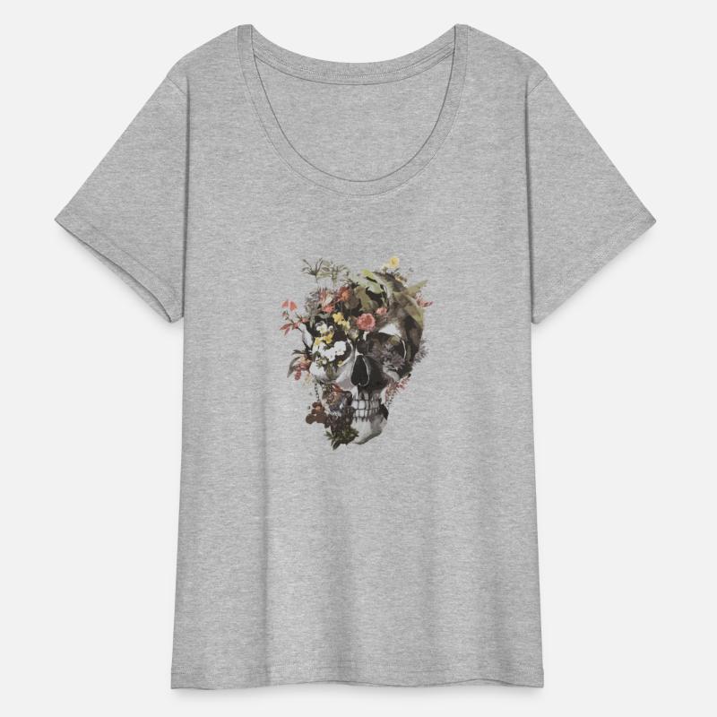 skull flower head chains