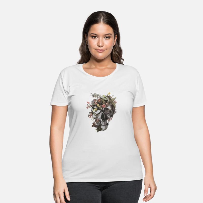 skull flower head chains