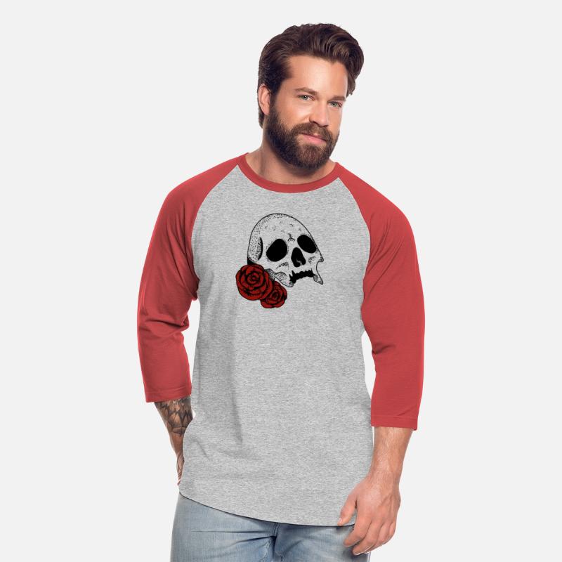 Skull with red Roses | Skull | Bones | Halloween