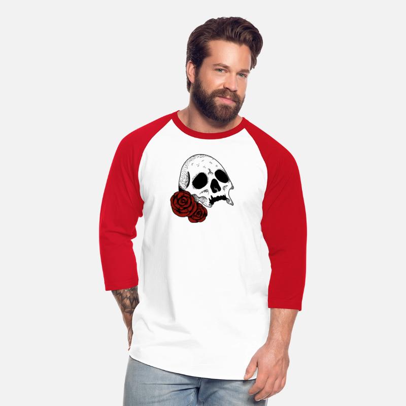 Skull with red Roses | Skull | Bones | Halloween