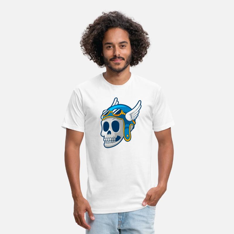 Skull with winged Helmet