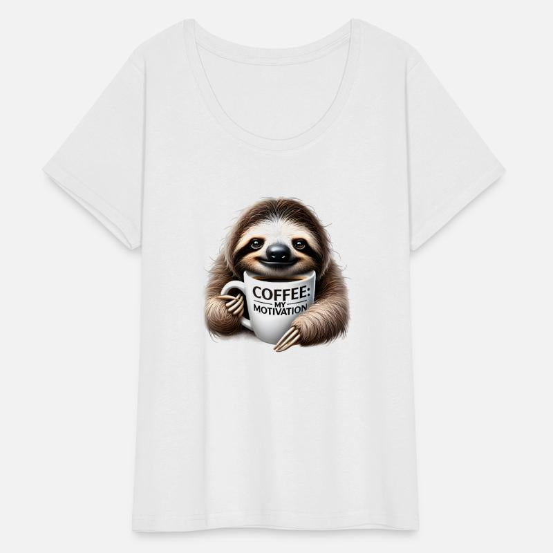 Sleepy Sloth Coffee Motivation