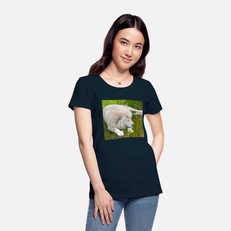 Slumbering Ivory King South African White Lion