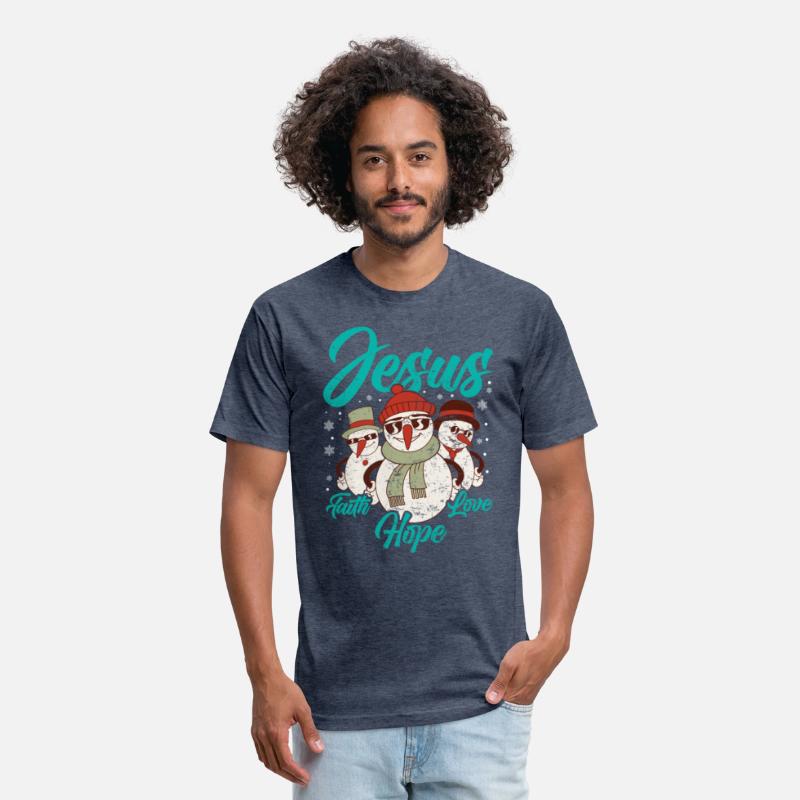 Snowmen Jesus Peace Hope Love Christmas