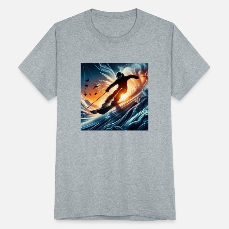 Snowy Thrills: Winter Sports T-Shirt