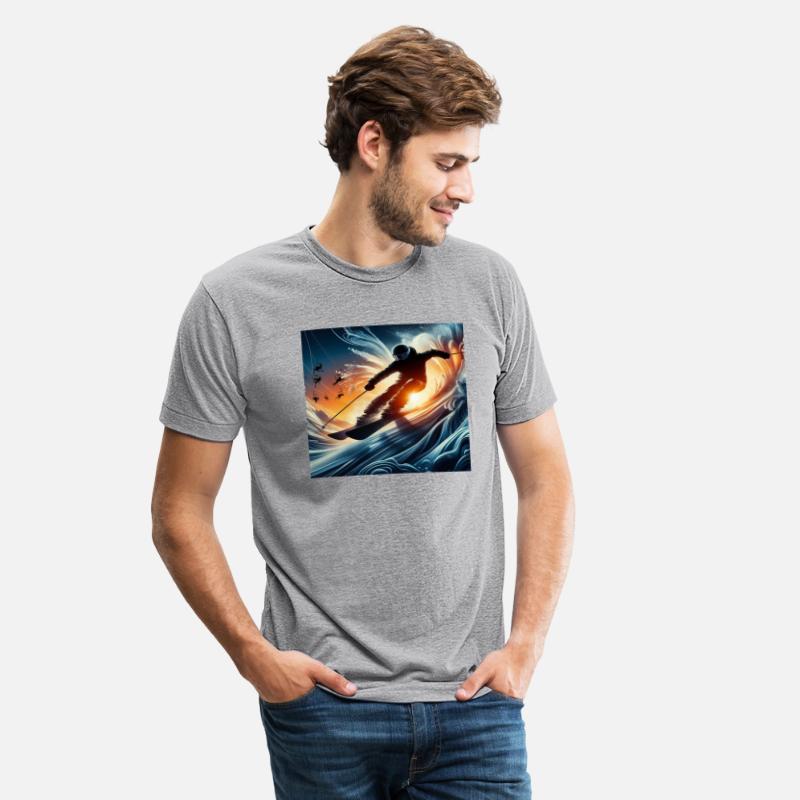 Snowy Thrills: Winter Sports T-Shirt