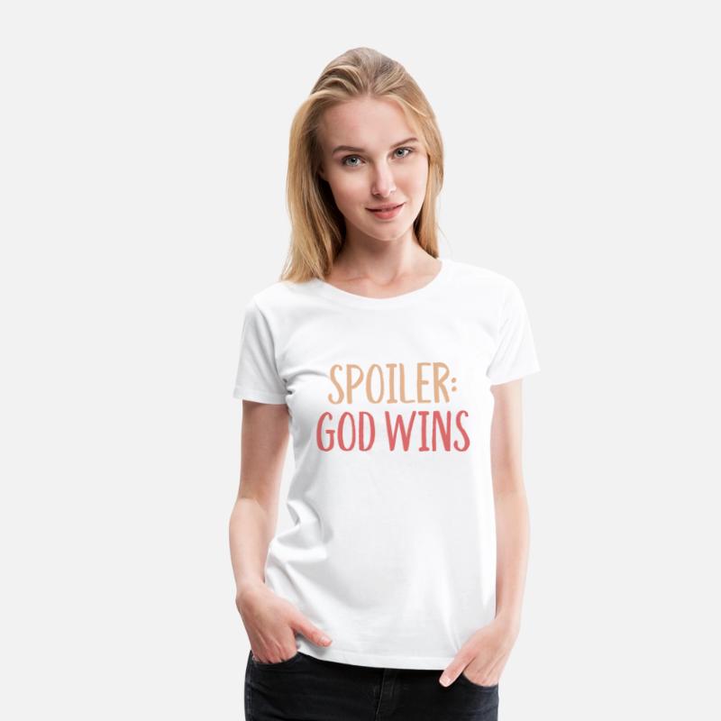 Spoiler God Wins Christian Religious Bible Humor