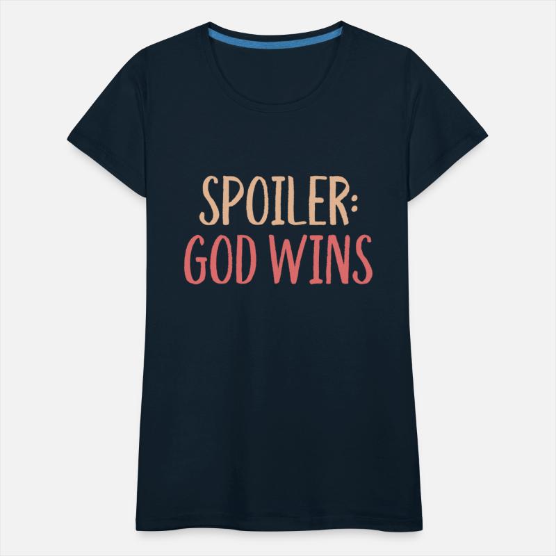 Spoiler God Wins Christian Religious Bible Humor