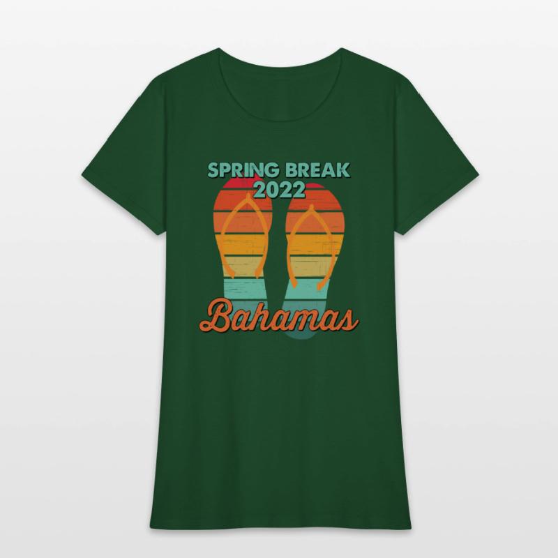 Spring Break Bahamas Beach 2022 Flip Flops