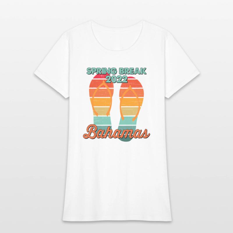 Spring Break Bahamas Beach 2022 Flip Flops