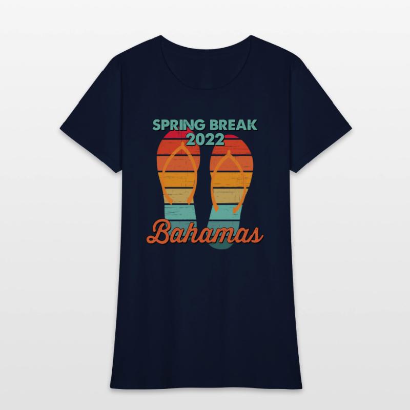 Spring Break Bahamas Beach 2022 Flip Flops