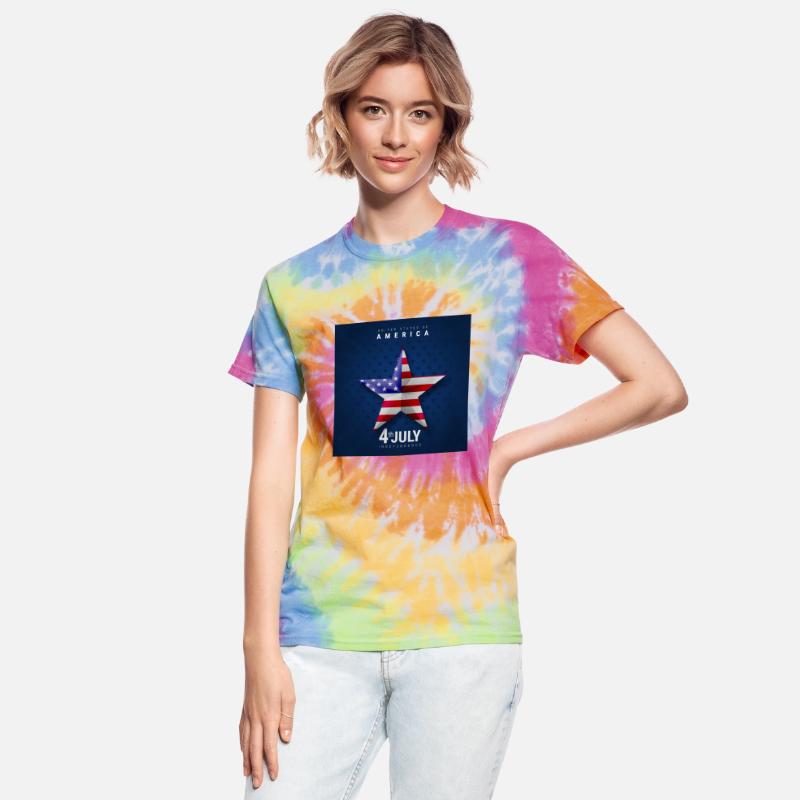 Star Symbol with American Flag Tee